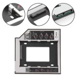 Soporte carcasa caddy cd dvd para disco duro 2.5 2nd sata 12.7mm universal