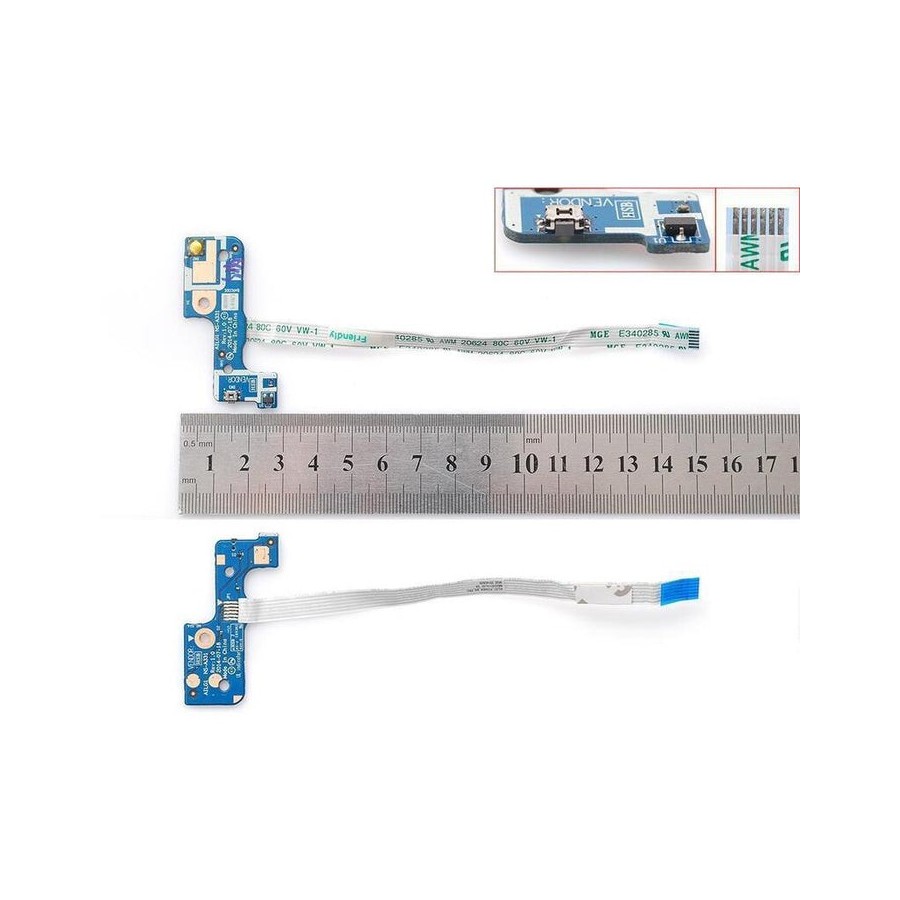 Placa del botón de encendido para portátil lenovo g70-70 g70-50 g70-80 z70-80 ns-a331