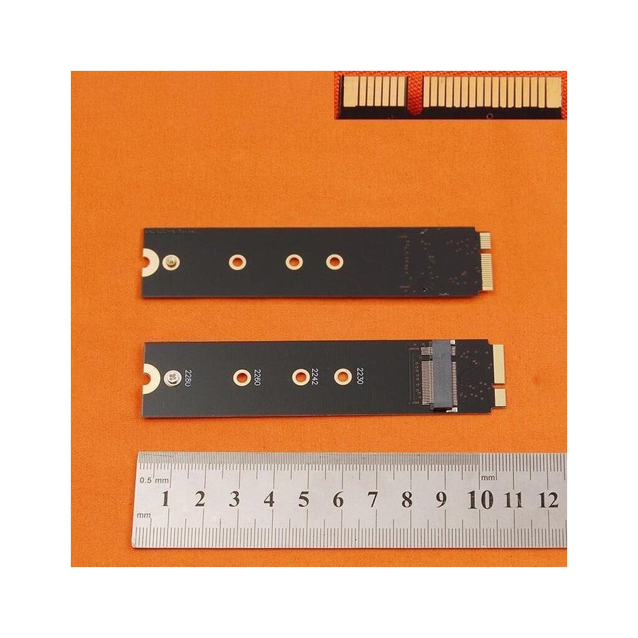 Tarjeta adaptador ssd m.2 (ngff) para portátil macbook air a1465 a1466 a1369 a1370 (2012)