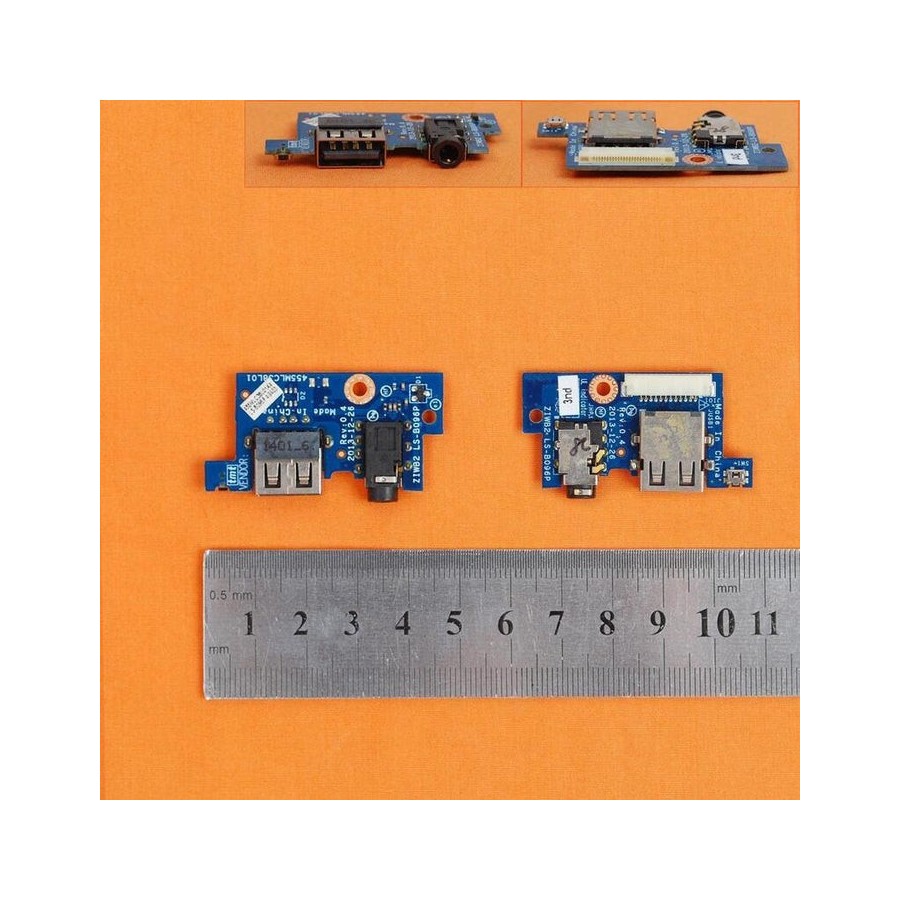 Placa usb y audio para portátil lenovo b50-30 b50-70 series essential b50-45 ls-b096p