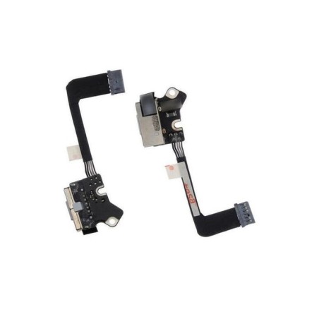 Placa de carga de corriente con conector flex para portátil apple macbook pro 13.3" retina a1502 820-3584-a