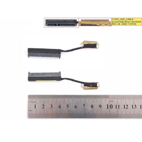 Conector hdd sata para portátil lenovo thinkpad t470 t470p 00ur495 dc02c009l00 dc02c009l30 sc10g75198 sc10g75209 00ur495