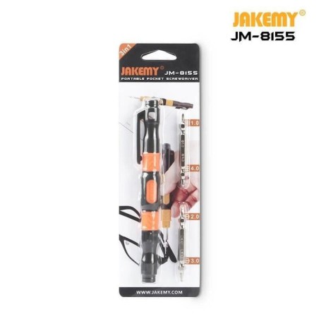 Destornillador 3 en 1 jakemy jm-8155