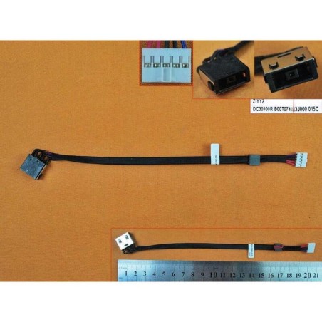 Conector dc jack para portátil lenovo y50-70