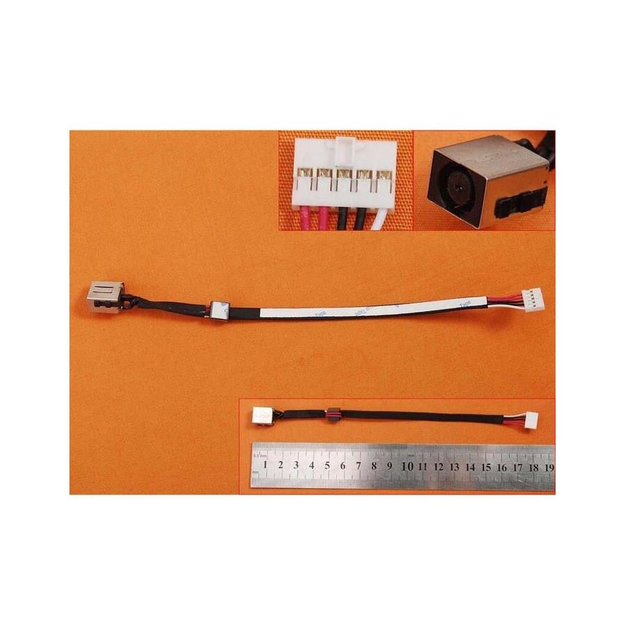 Conector dc jack para portátil dell latitude 3550 0j4gmj j4gmj pj829