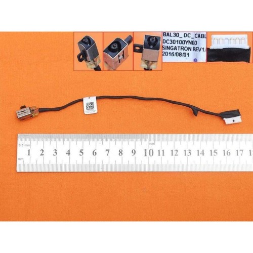 Conector dc jack para portátil dell inspiron 15 5000 5567 pj890