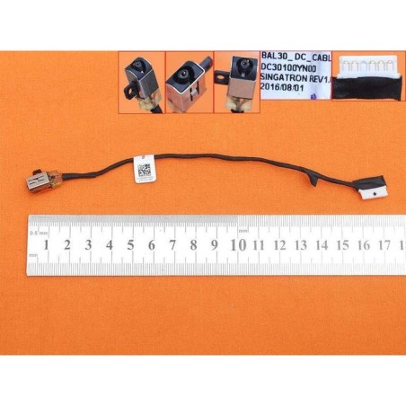 Conector dc jack para portátil dell inspiron 15 5000 5567 pj890