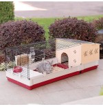 Krolik 140 plus - jaula para conejos plegable