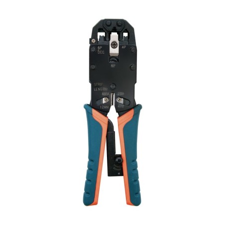 Nanocable tenaza crimpadora de carraca para conectores rj45, rj12, rj11, rj10