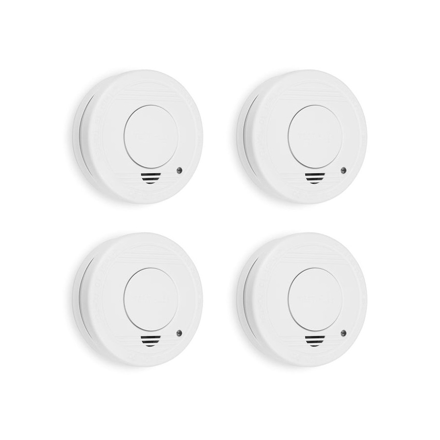 Detector de humo smartwares 10.100.41 4 unidades