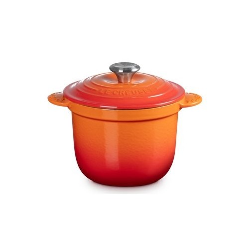 Le creuset 41110180900460 cocotte every gusseisen 18 cm ofenrot