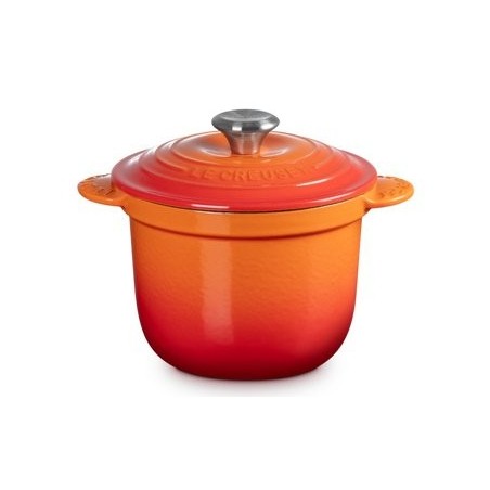 Le creuset 41110180900460 cocotte every gusseisen 18 cm ofenrot