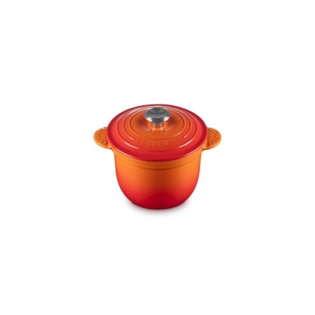 Le creuset 41110180900460 cocotte every gusseisen 18 cm ofenrot