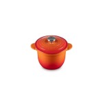 Le creuset 41110180900460 cocotte every gusseisen 18 cm ofenrot