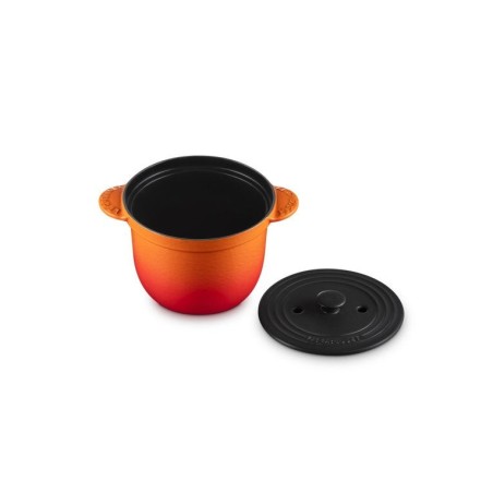Le creuset 41110180900460 cocotte every gusseisen 18 cm ofenrot