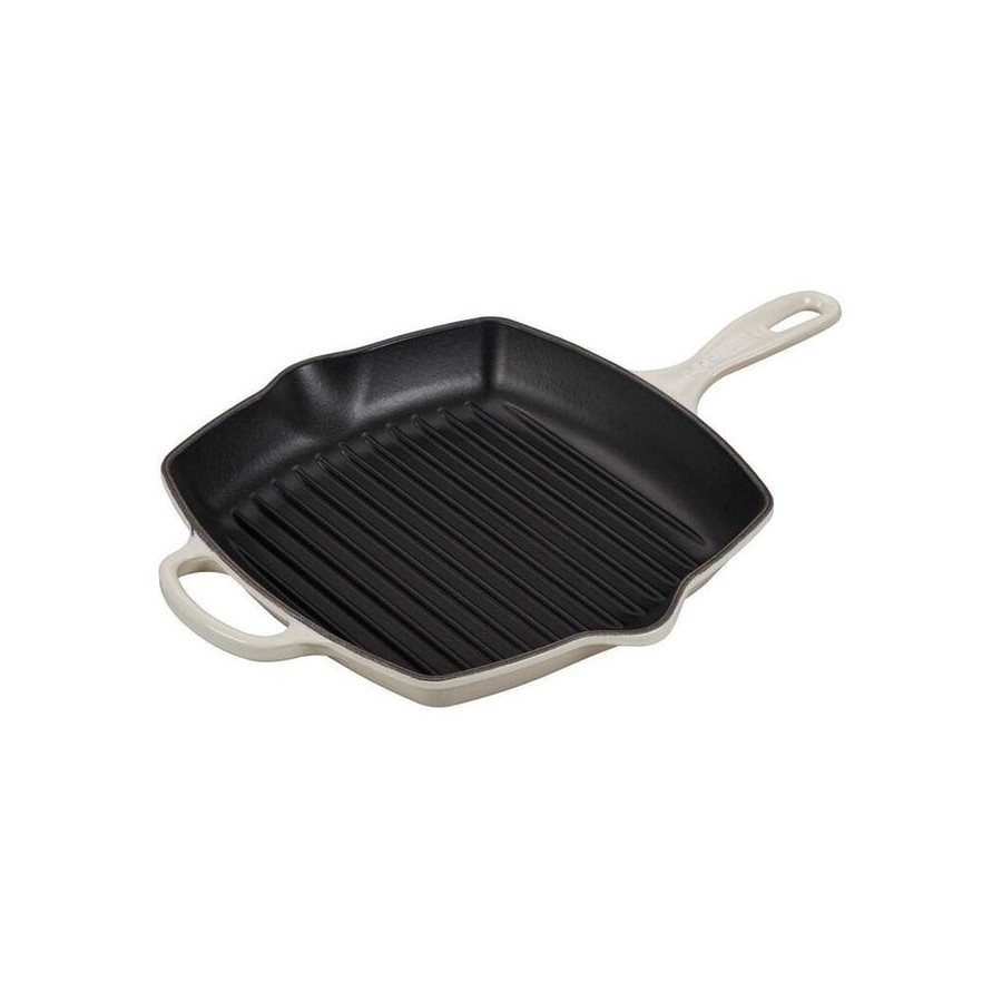 Le creuset 20183267160422 grillpfanne, 26x26cm, meringue