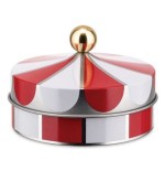 Alessi mw31s3 stapelbare aufbewahrungsbox aus blancoblech con dekor, 3 tlg