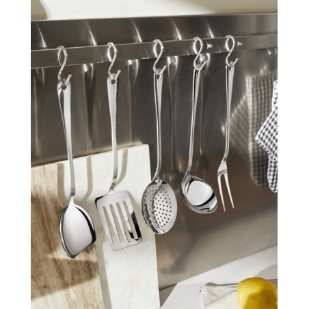 Alessi ajm19s5 l ajm19s5 l juego de cubiertos de cocina de diseño, acero inoxidable, 5 piezas