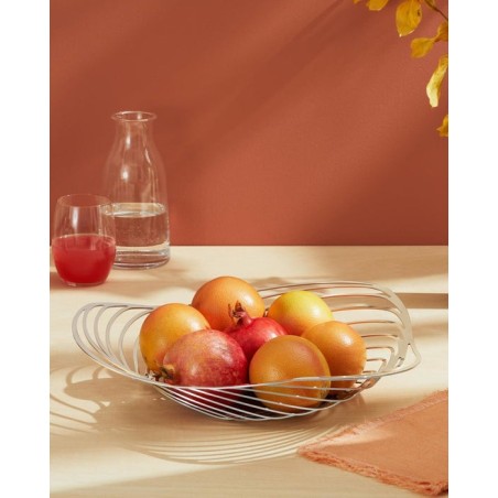 Alessi aco01 "trinity" tafelaufsatz aus edelstahl 18/10 glänzend poliert