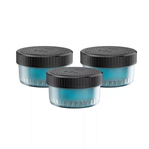 Philips quick clean pod, cartuchos de recarga para afeitadora electrica hombre, pack 3 unidades, fragancia fresh, cc13/50