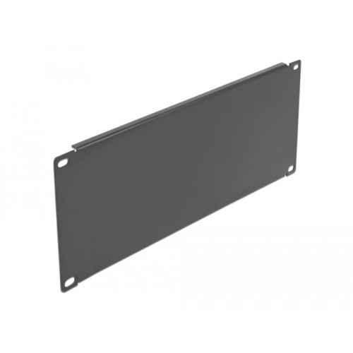 Delock cubierta ciega de gabinete de red de 19" 3u en negro