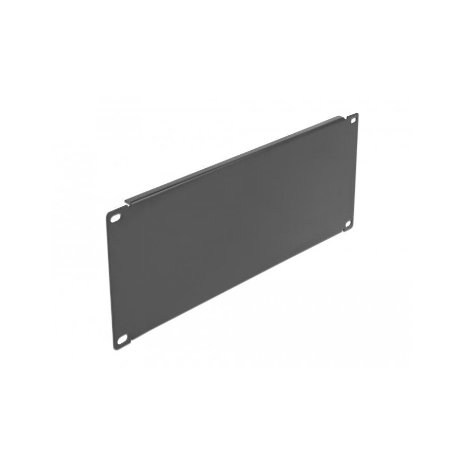 Delock cubierta ciega de gabinete de red de 19" 3u en negro