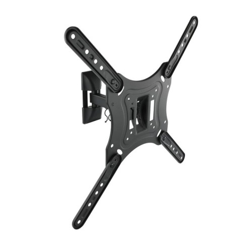 Tooq soporte de pared con brazo para tv de 23"-55" - giratorio e inclinable - gestion de cables - peso max 30kg - vesa