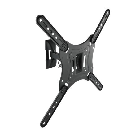 Tooq soporte de pared con brazo para tv de 23"-55" - giratorio e inclinable - gestion de cables - peso max 30kg - vesa