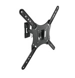 Tooq soporte de pared con brazo para tv de 23"-55" - giratorio e inclinable - gestion de cables - peso max 30kg - vesa