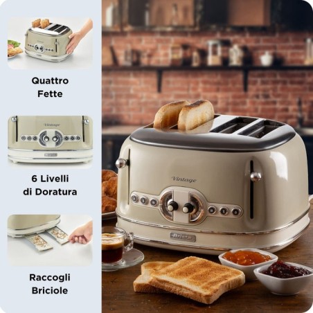 Tostadora ariete 00c015603ar0 beige