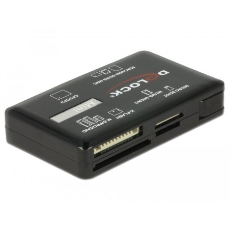 Lector de tarjetas externo delock superspeed usb cf / sd / micro sd / ms / m2 / xd