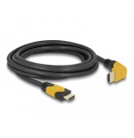 Delock cable high speed hdmi macho recto a macho 90° hacia arriba en ángulo 48 gbps 8k 60 hz 3 m