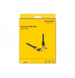 Delock cable high speed hdmi macho recto a macho 90° hacia arriba en ángulo 48 gbps 8k 60 hz 3 m