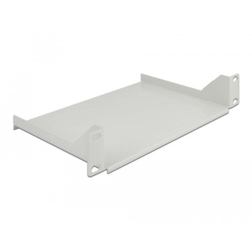 Delock 66854 estante de 10" para armario de red 1u gris