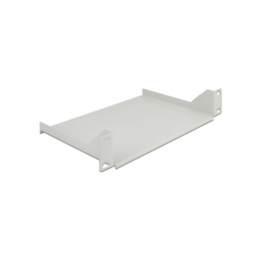 Delock 66854 estante de 10" para armario de red 1u gris