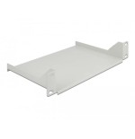 Delock 66854 estante de 10" para armario de red 1u gris