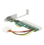 Tarjeta elevadora pci express x1 a 1 x pci 32 bit 5 v ranura