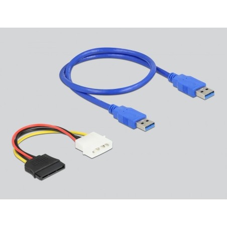 Tarjeta riser pci express x1 a 2 x pci 32 bit ranura con cable de 60 cm