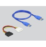 Tarjeta riser pci express x1 a 2 x pci 32 bit ranura con cable de 60 cm