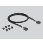 Delock panel frontal de 3.5" usb 3.2 gen 1 2 x usb tipo-a + hd-audio