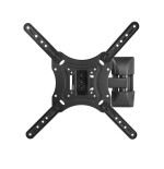 Tooq soporte de pared con brazo para tv de 23"-55" - giratorio e inclinable - gestion de cables - peso max 30kg - vesa