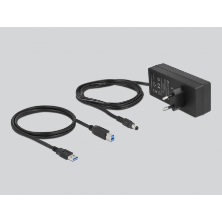 Delock externer superspeed usb hub con 10 puertos + interruptor