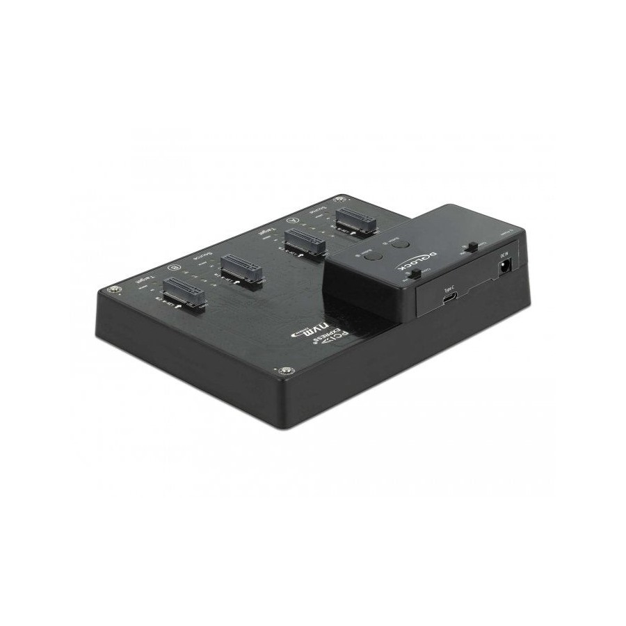 Delock m.2 dockingstation para 4 x m.2 nvme pcie ssd con función de clonación