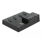 Delock m.2 dockingstation para 4 x m.2 nvme pcie ssd con función de clonación