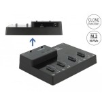 Delock m.2 dockingstation para 4 x m.2 nvme pcie ssd con función de clonación