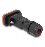 Delock d-sub 9 pin hembra con caja ip67 wasserfest