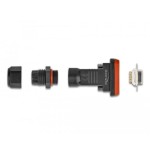 Delock d-sub 9 pin hembra con caja ip67 wasserfest