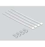Delock 19" patchpanel 24 port cat.5e 1 he farbig