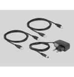 Delock delock conmutador usb 2.0 para 2 pc a 2 dispositivos, conmutador usb 11492