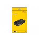 Delock delock conmutador usb 2.0 para 2 pc a 2 dispositivos, conmutador usb 11492